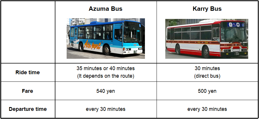 Compare Ishigaki Island AirportLine Bus
